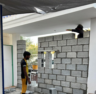 building maintenance workers